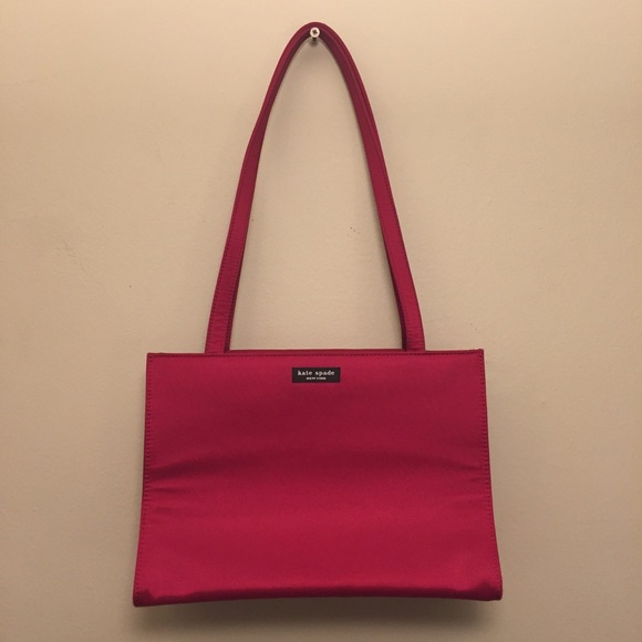 kate spade Handbags - Kate Spade Classic Sam Red Nylon Tab Tote